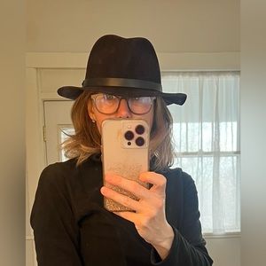 RAG & BONE Hat 🎩 | Iconic Floppy Brim 100% Wool Fedora